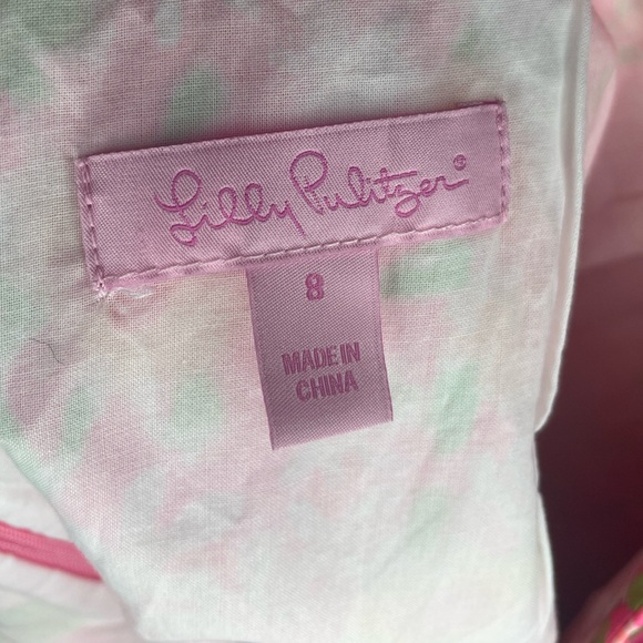 Lilly Pulitzer Thyme Peplum Pencil Skirt, Fiesta Pink Everything Nice Size 8 - Picture 4 of 8